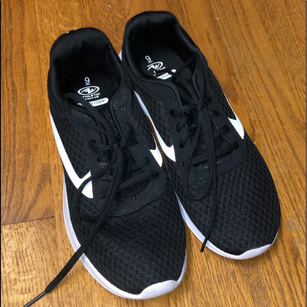 Black sneakers